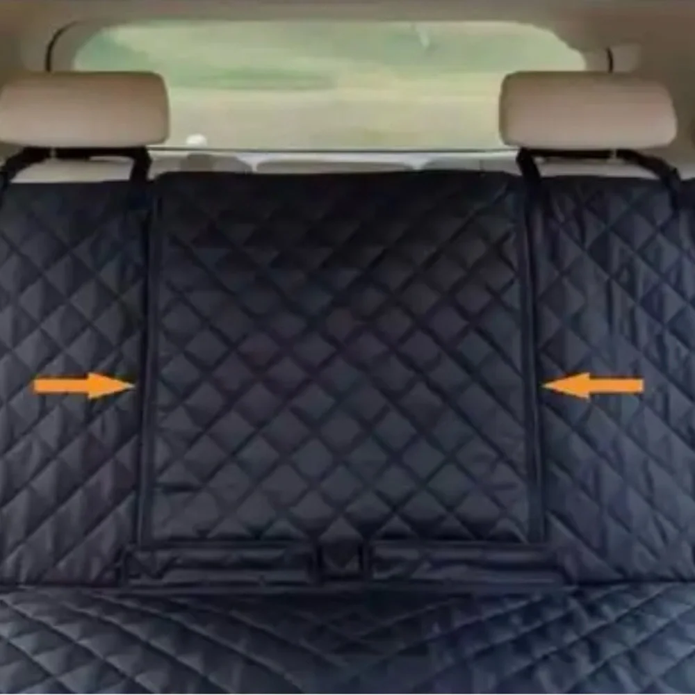 Waterproof Nonslip Black Quilted Dog Car Seat Cover. Fits Most Cars, Trucks SUVs - Picture 2 of 5